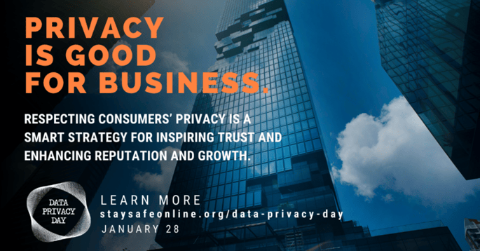 Data Privacy Day is to empower consumers to Own Your Privacy and businesses to Respect Privacy.