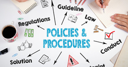 Security policies help in developing security procedures