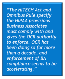 Vendor risk management is increasingly important as the OCR steps of enforcement of HIPAA compliance