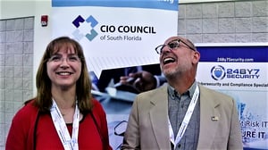 Elizabeth Decker and Lenny Chesal at ITPalooza